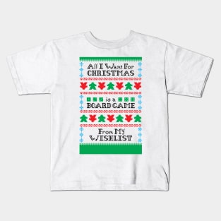 Wishlist Christmas Sweater Kids T-Shirt